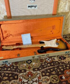 2009 Fender Custom Shop 55 Stratocaster Relic Sunburst Guitar OHSC