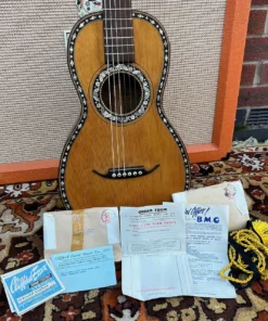 Antique 19th Century German American Panormo Parlour Romantic Acoustic Guitar