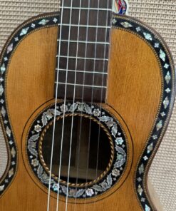 Antique 19th Century German American Panormo Parlour Romantic Acoustic Guitar