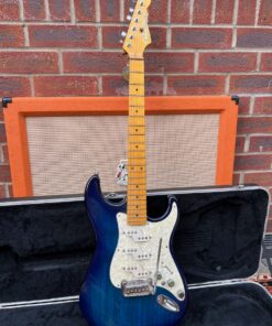 Early 2000s G&L USA Comanche Trans Blue Burst Guitar OHSC