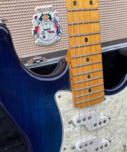 Early 2000s G&L USA Comanche Trans Blue Burst Guitar OHSC