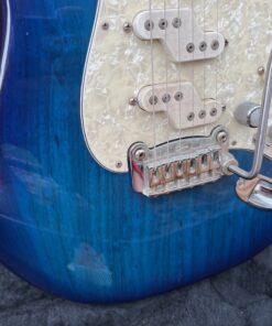Early 2000s G&L USA Comanche Trans Blue Burst Guitar OHSC