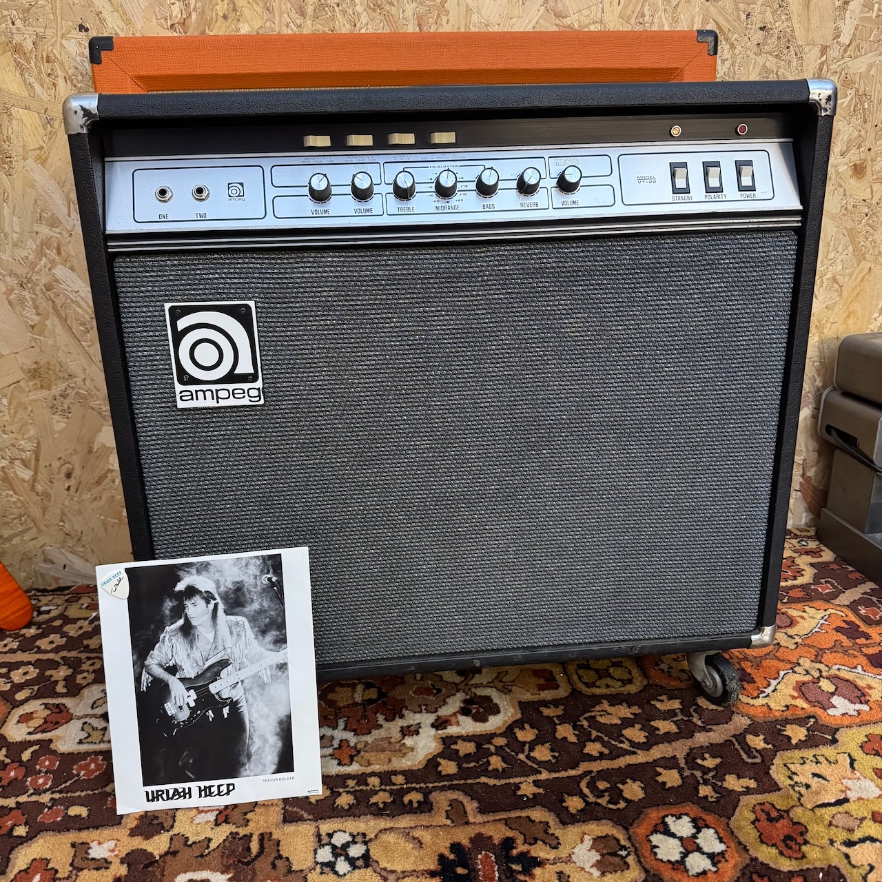 Ex Trevor Bolder Uriah Heep David Bowie 1975 Ampeg VT22 Amplifier Ex Trevor Bolder Uriah Heep David Bowie 1975 Ampeg VT22 Amplifier