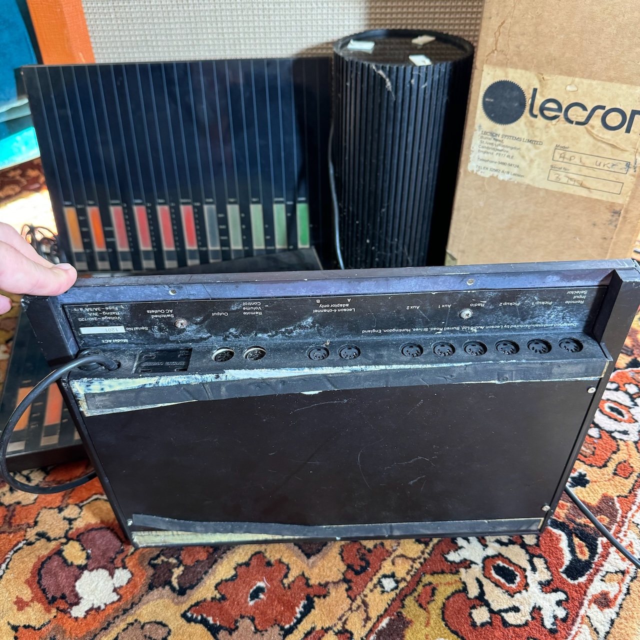 Job Lot Vintage Lecson British AP1 Boxed Power Amplifier and AC1 Stereo Pre Amp Job Lot Vintage Lecson British AP1 Boxed Power Amplifier and AC1 Stereo Pre Amp