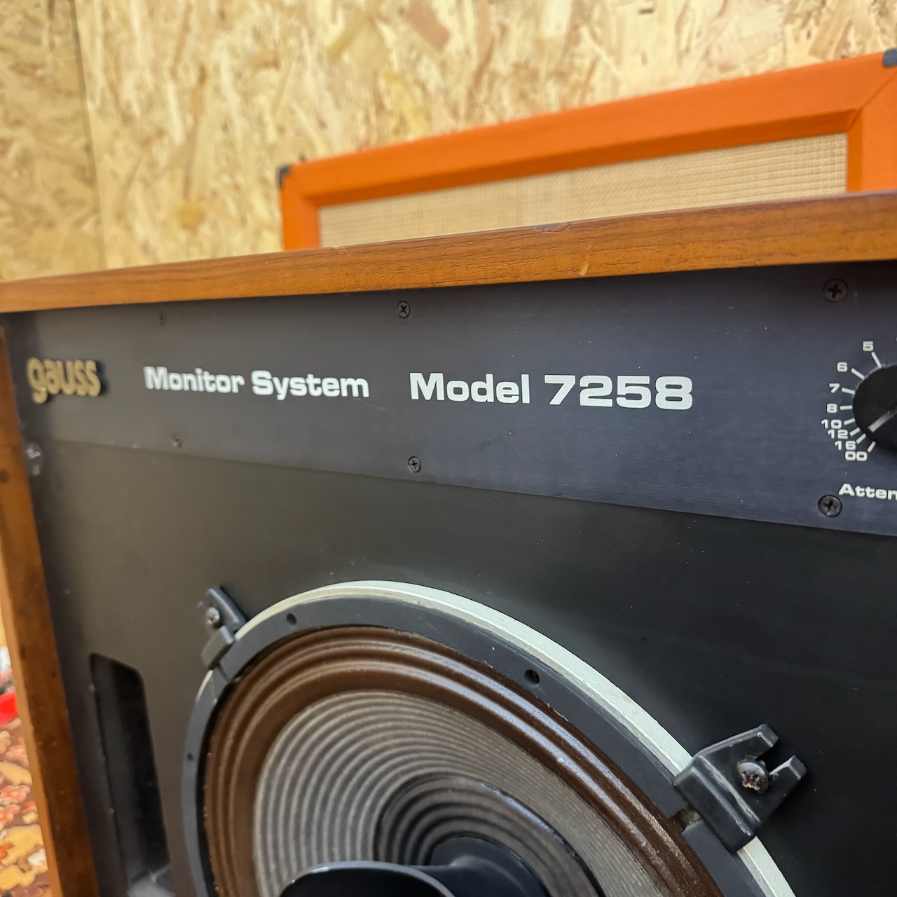 Matched Pair Vintage Cetec Gauss Monitor System Model 7258 Coaxial Speakers Matched Pair Vintage Cetec Gauss Monitor System Model 7258 Coaxial Speakers