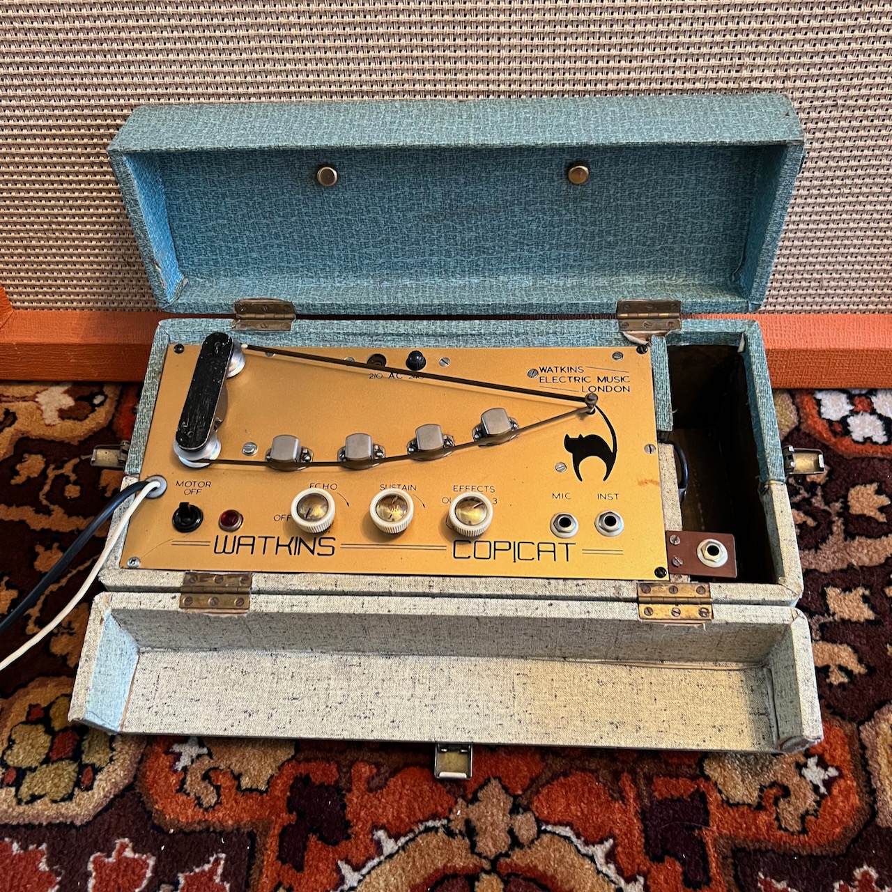 MK1 ROTARY GOLD Vintage 1958 WEM Watkins Copicat Tape Echo MK1 ROTARY GOLD Vintage 1958 WEM Watkins Copicat Tape Echo