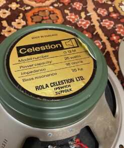 Pair 2x Vintage 1972 Celestion G12M T1511 12 Greenback Speaker