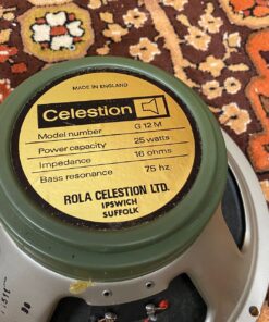 Pair 2x Vintage 1972 Celestion G12M T1511 12 Greenback Speaker