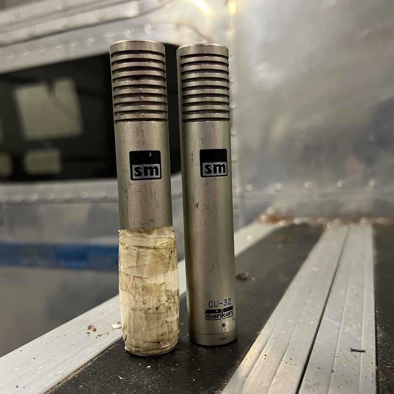 Pair 2x Vintage Sanken SM CU32 Small Condenser Microphone Ronnie Lane Pair 2x Vintage Sanken SM CU32 Small Condenser Microphone Ronnie Lane