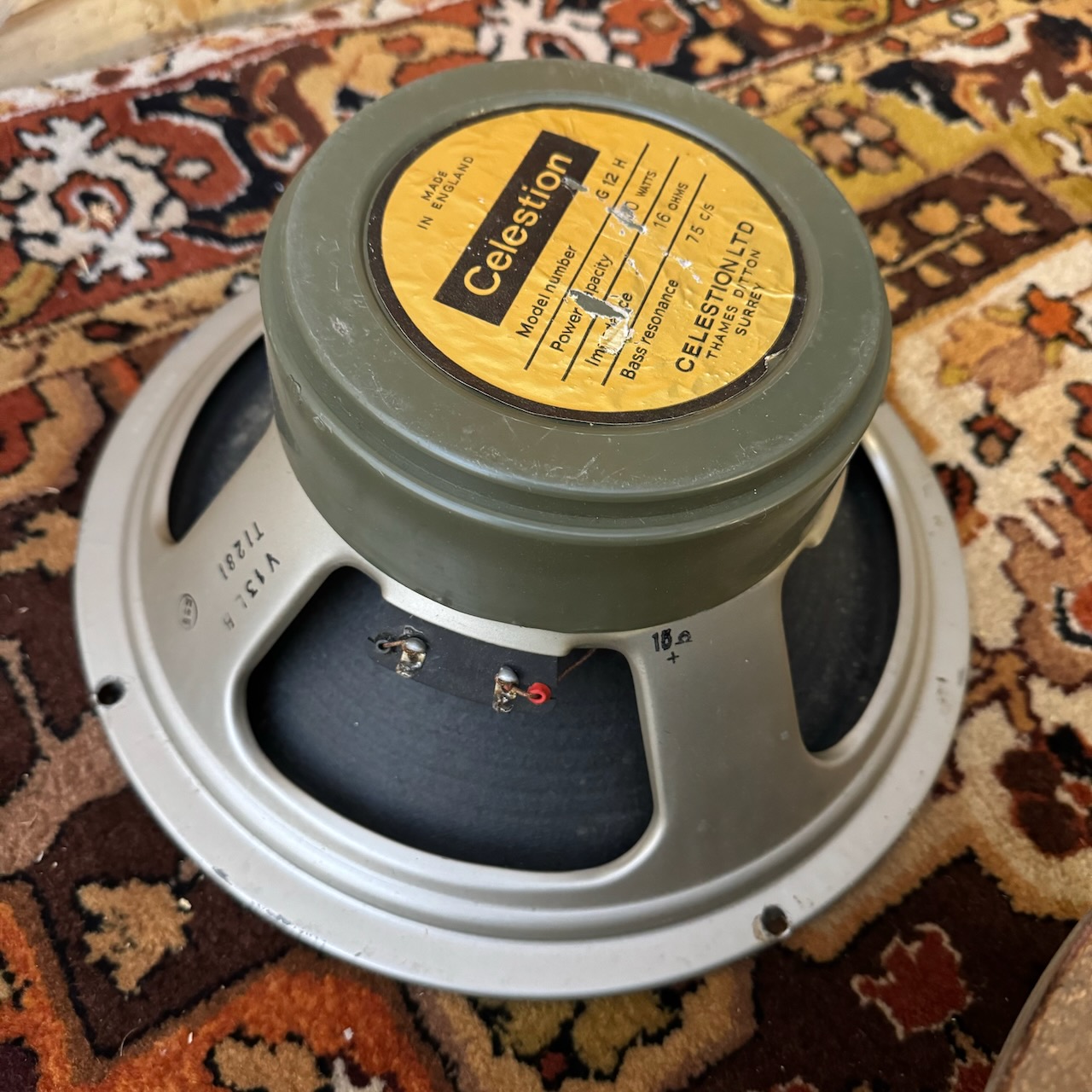 Quad 4x Vintage 1969 Celestion G12H 30w 16ohm T1281 Speakers Quad 4x Vintage 1969 Celestion G12H 30w 16ohm T1281 Speakers