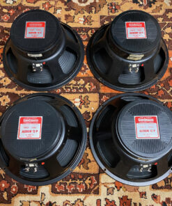 Quad 4x Vintage 1970s Goodmans Audiom 12P Red 12