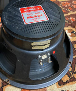 Quad 4x Vintage 1970s Goodmans Audiom 12P Red 12