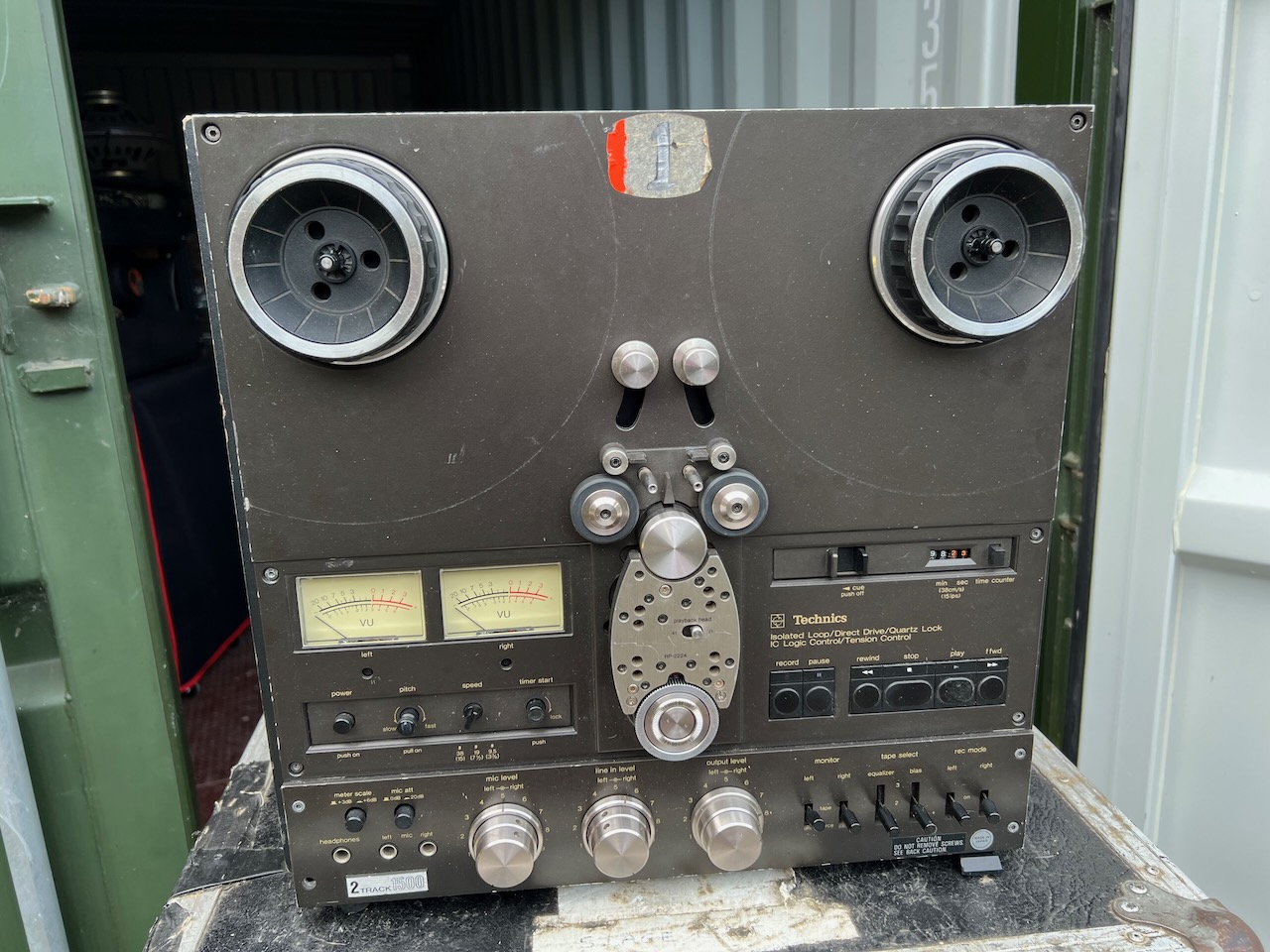 Technics RS1500US Stereo Open Reel Deck Strawberry Studios 10CC Owned Technics RS1500US Stereo Open Reel Deck Strawberry Studios 10CC Owned