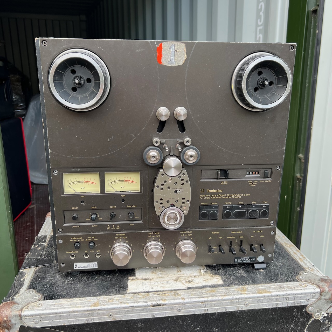 Technics RS1500US Stereo Open Reel Deck Strawberry Studios 10CC Owned Technics RS1500US Stereo Open Reel Deck Strawberry Studios 10CC Owned