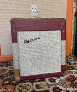 Vintage 1950s Hohner Red Cream 1x8 Elac Valve Guitar Harp Amplifier