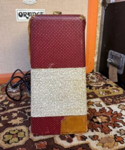 Vintage 1950s Hohner Red Cream 1x8 Elac Valve Guitar Harp Amplifier