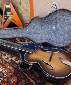 Vintage 1953 Hofner President 1st Year Brunette Archtop Guitar OHSC