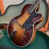 Vintage 1955 Hofner President Brunette Sunburst Acoustic Guitar OHSC