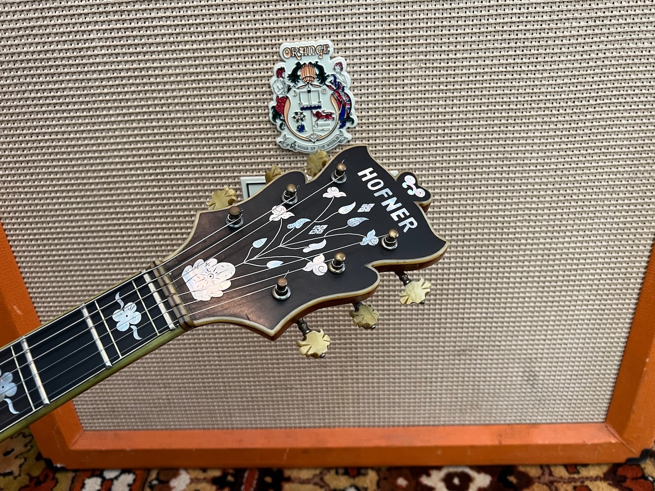 Vintage 1958 Hofner Committee Natural Sunburst Archtop Guitar Vintage 1958 Hofner Committee Natural Sunburst Archtop Guitar