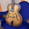 Vintage 1958 Hofner Senator Sunburst Electric Archtop Guitar Case 1950s