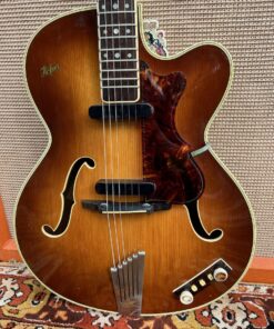 Vintage 1959 Hofner President Thinline Brunette Guitar George Harrison