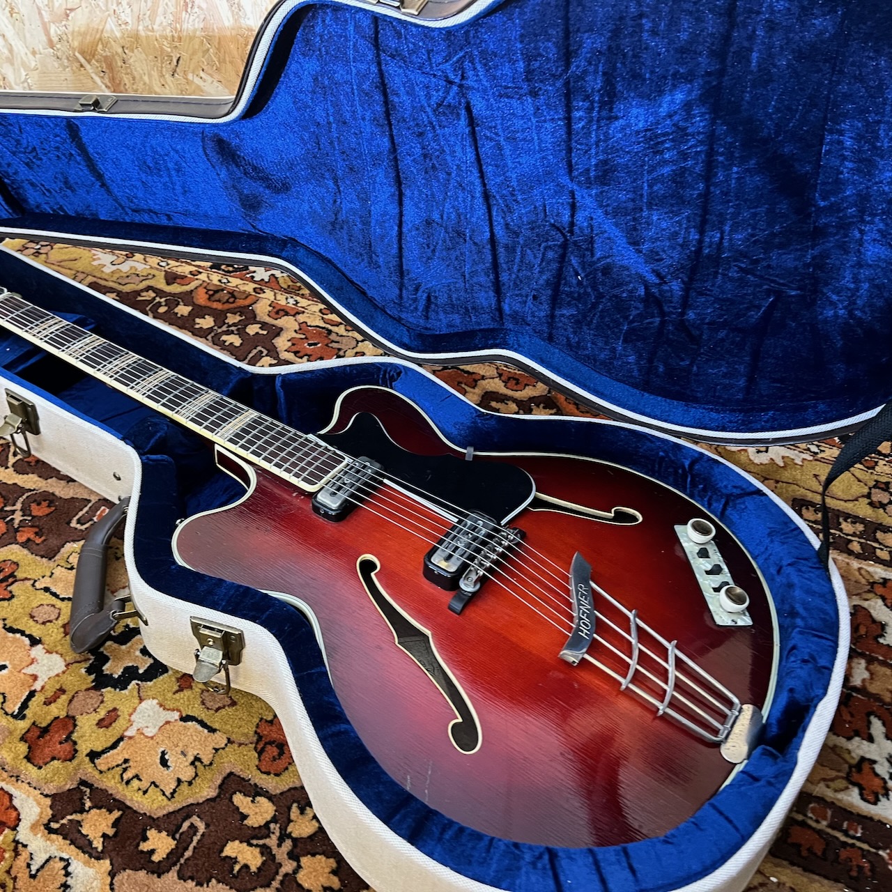 Vintage 1960 1961 Hofner Verithin Twin Toaster Guitar 1960s Vintage 1960 1961 Hofner Verithin Twin Toaster Guitar 1960s