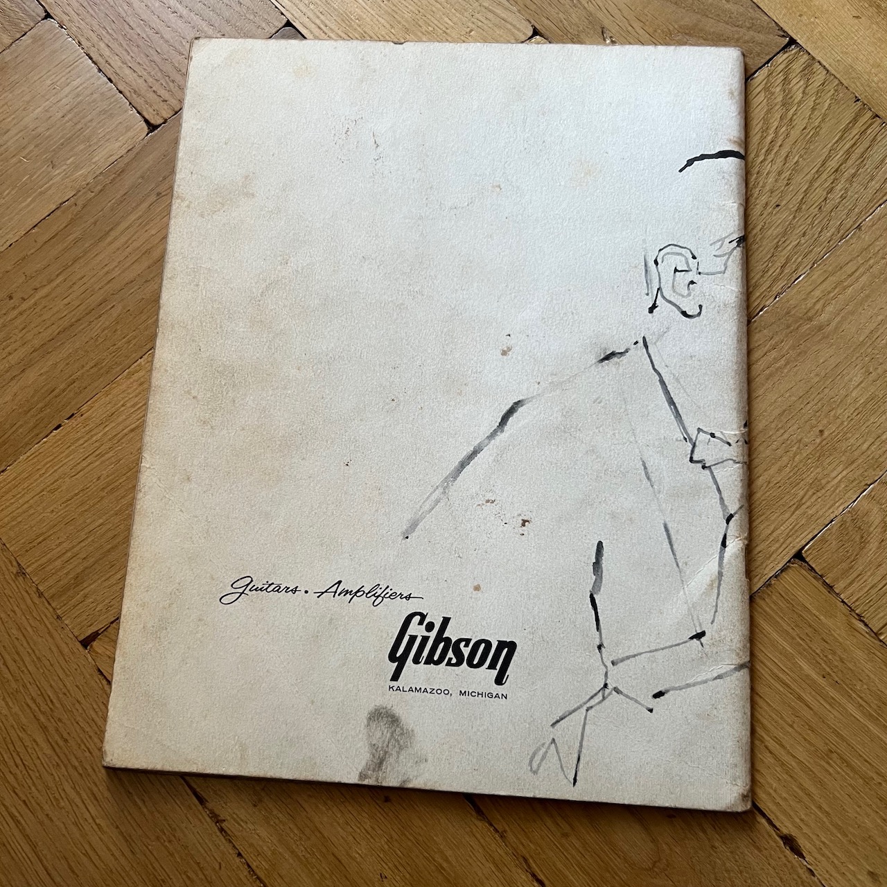 Vintage 1960 Gibson Burst Guitar Original USA Catalog Brochure Vintage 1960 Gibson Burst Guitar Original USA Catalog Brochure