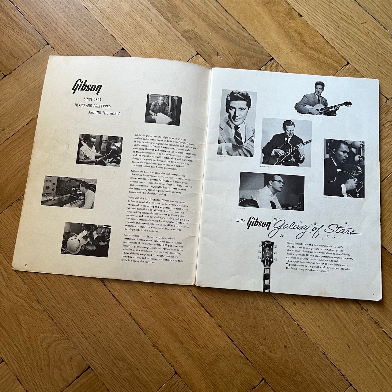 Vintage 1960 Gibson Burst Guitar Original USA Catalog Brochure Vintage 1960 Gibson Burst Guitar Original USA Catalog Brochure