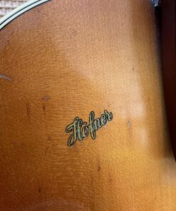 Vintage 1960 Hofner Senator Tobacco Sunburst Brunette Guitar