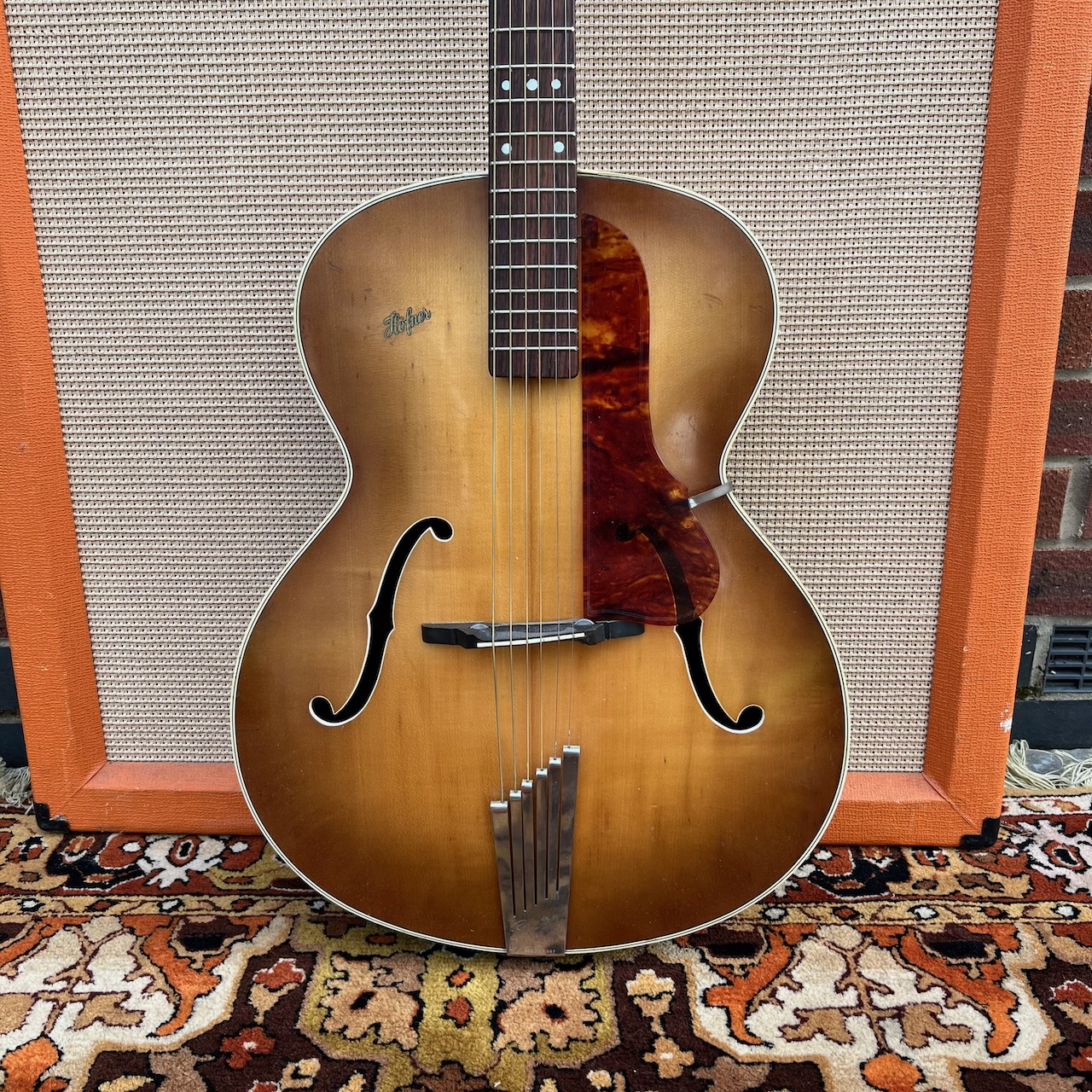 Vintage 1960 Hofner Senator Tobacco Sunburst Brunette Guitar Vintage 1960 Hofner Senator Tobacco Sunburst Brunette Guitar