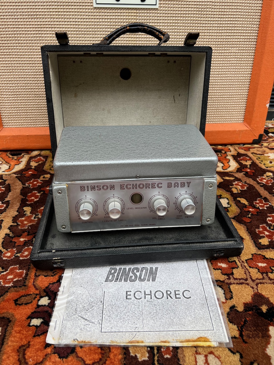 Vintage 1960s Binson Echorec Baby Tape Echo Len Tuckey Vintage 1960s Binson Echorec Baby Tape Echo Len Tuckey