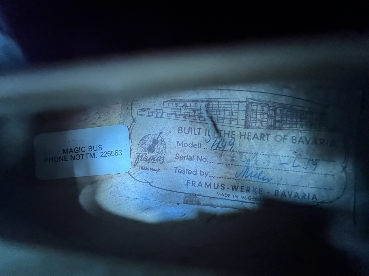 Vintage 1960s Framus Star Bass 5 149 Sunburst Bass Guitar Vintage 1960s Framus Star Bass 5 149 Sunburst Bass Guitar