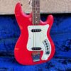 Vintage 1960s Hagstorm Futurama II Red Bass Guitar OHSC