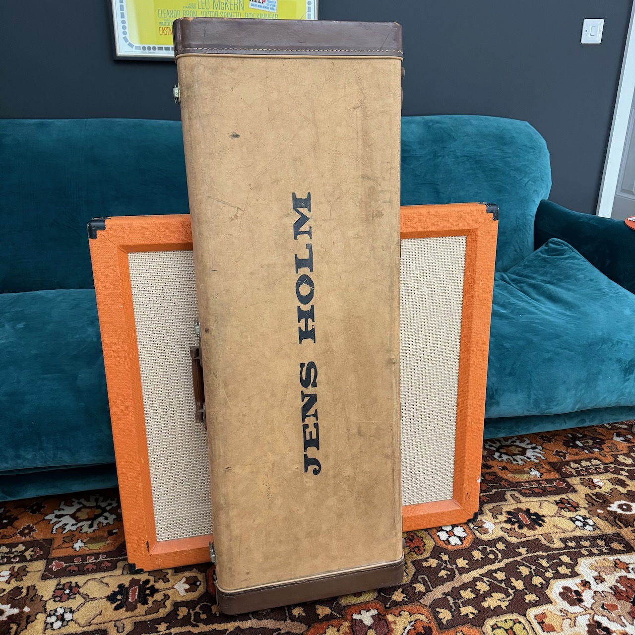 Vintage 1960s Hagstrom Corvette Swedish Sunburst Guitar OHSC Vintage 1960s Hagstrom Corvette Swedish Sunburst Guitar OHSC