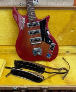 Vintage 1960s Hagstrom Corvette Swedish Sunburst Guitar OHSC