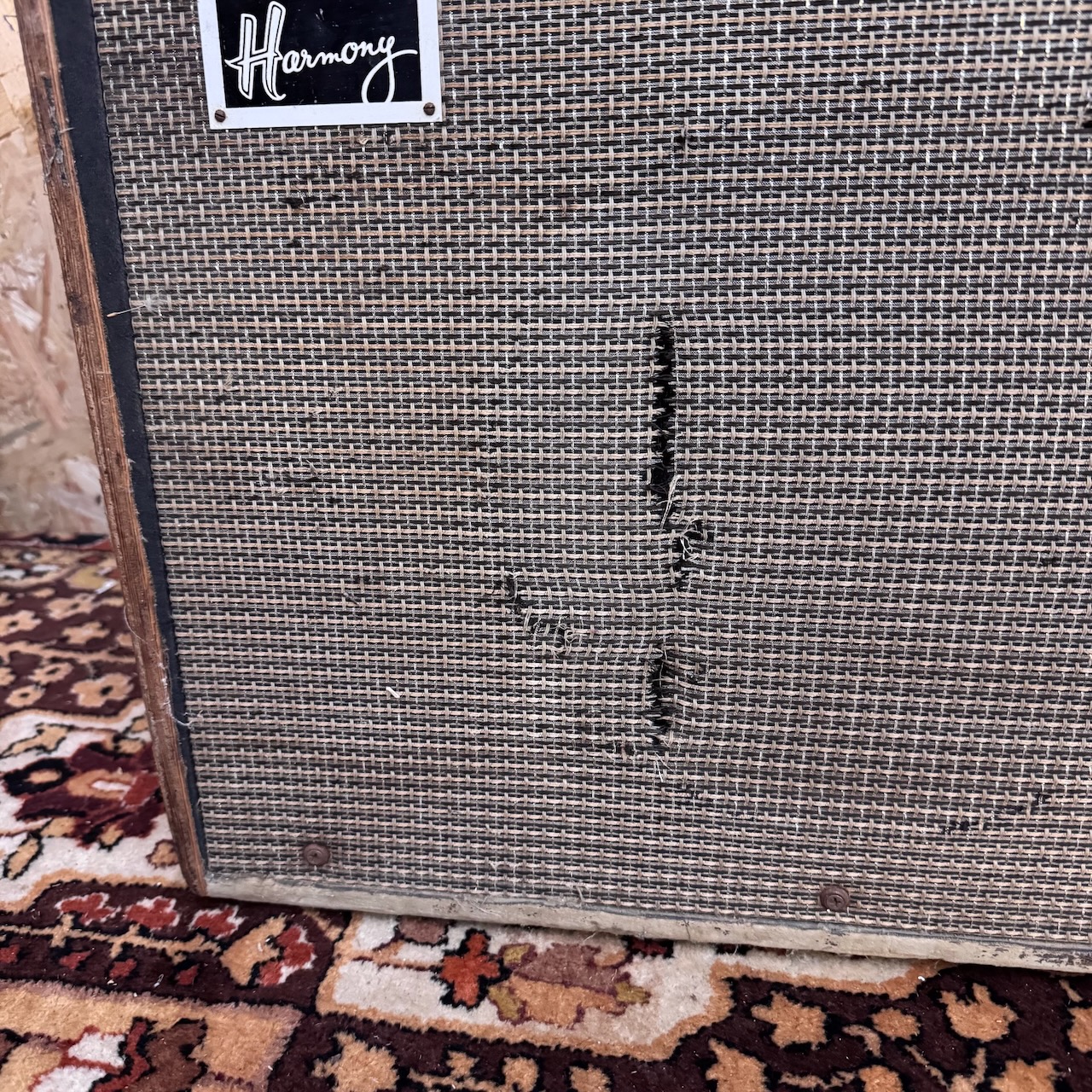 Vintage 1960s Harmony H307X USA Export Model 1x12 Amplifier Combo Vintage 1960s Harmony H307X USA Export Model 1x12 Amplifier Combo