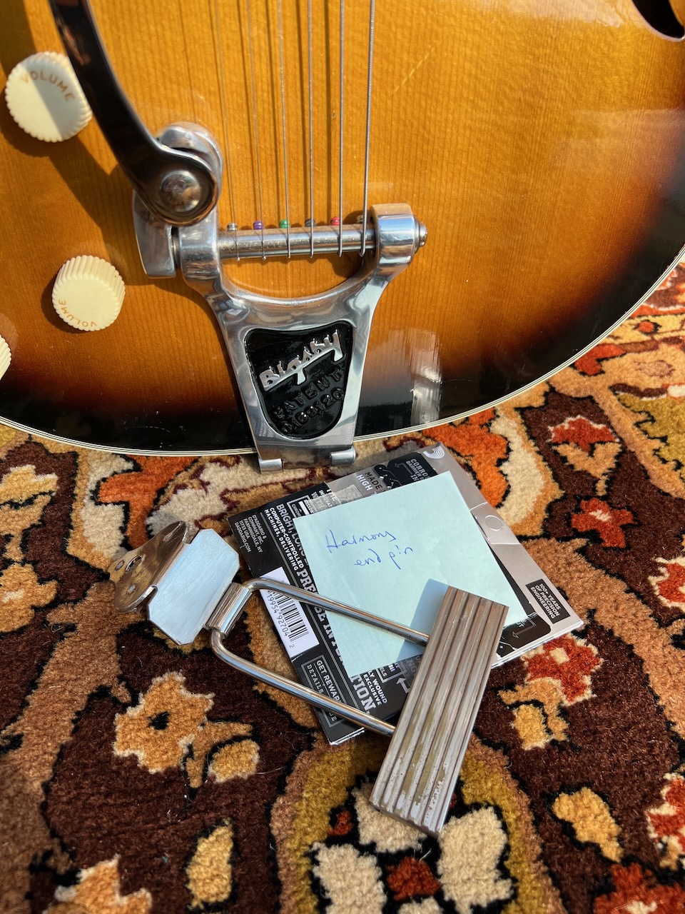 Vintage 1960s Harmony USA Meteor H70 Left Handed Guitar Vintage 1960s Harmony USA Meteor H70 Left Handed Guitar