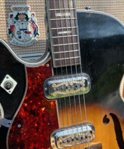 Vintage 1960s Harmony USA Meteor H70 Left Handed Guitar