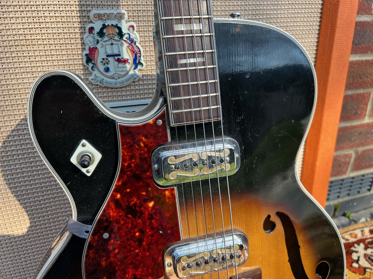 Vintage 1960s Harmony USA Meteor H70 Left Handed Guitar Vintage 1960s Harmony USA Meteor H70 Left Handed Guitar