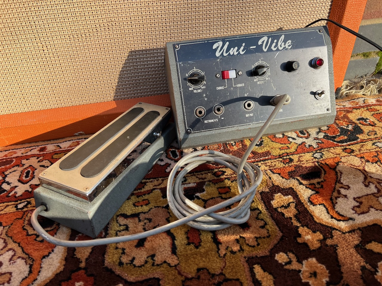 Vintage 1960s Honey Univibe Hendrix Japan Original Pedal Vintage 1960s Honey Univibe Hendrix Japan Original Pedal