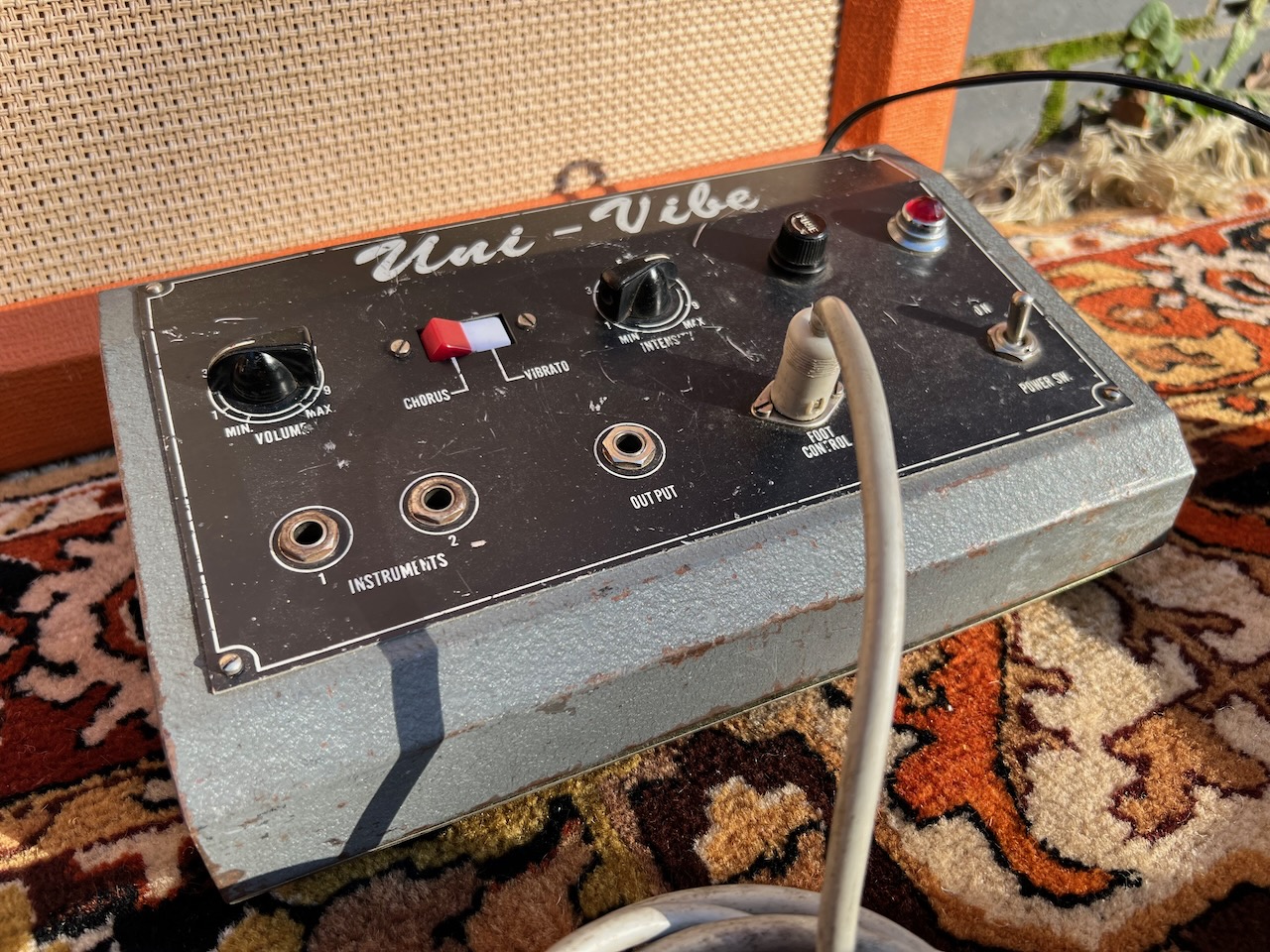 Vintage 1960s Honey Univibe Hendrix Japan Original Pedal Vintage 1960s Honey Univibe Hendrix Japan Original Pedal