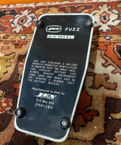 Vintage 1960s Jen Fuzz Tonebender Italian Guitar Effects Pedal