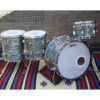 Vintage 1960s Ludwig Super Classic Blue Oyster Pearl Drum Kit