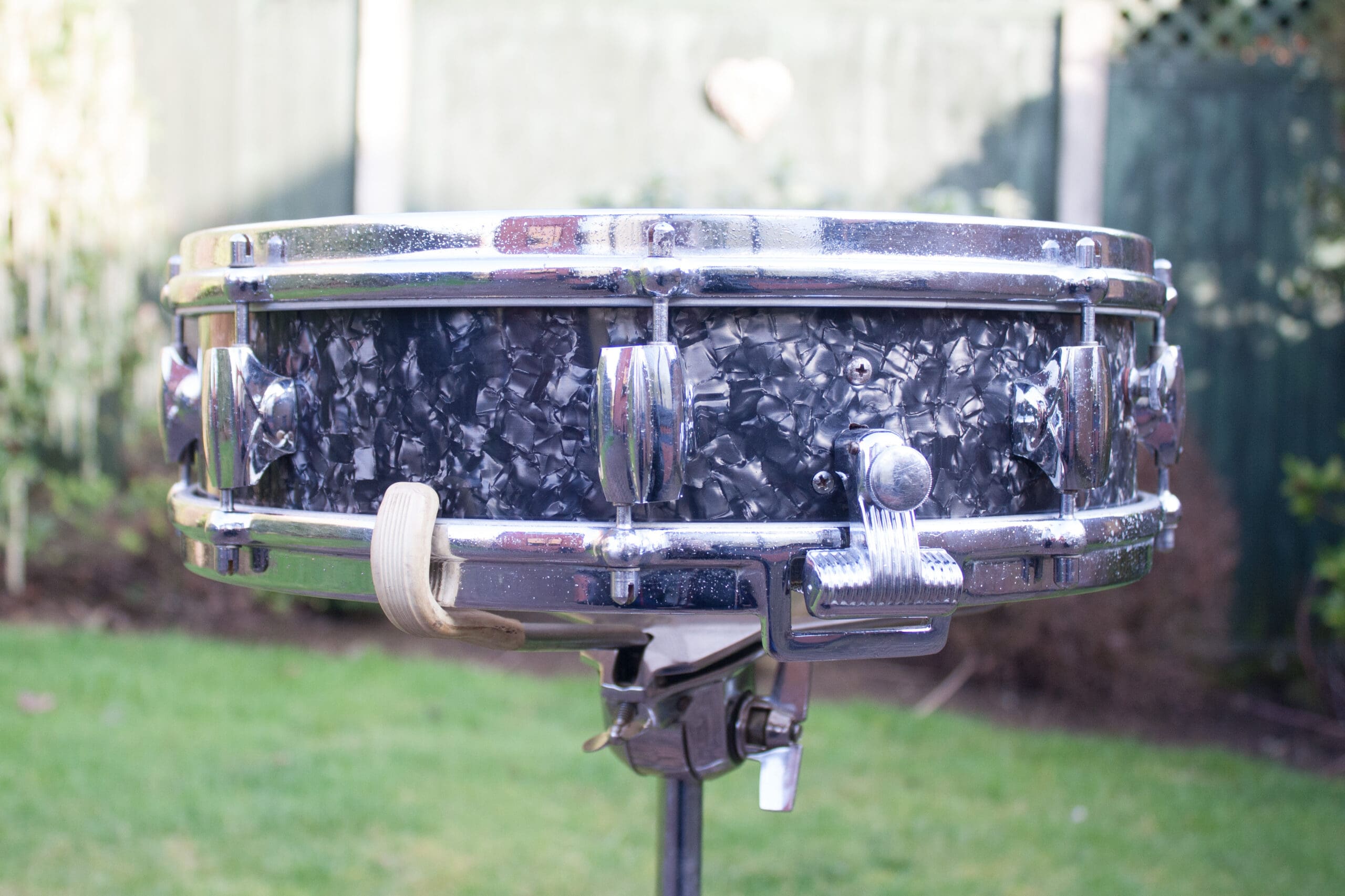 Vintage 1960s Premier Royal Ace Black Pearl Snare Drum Ringo Vintage 1960s Premier Royal Ace Black Pearl Snare Drum Ringo