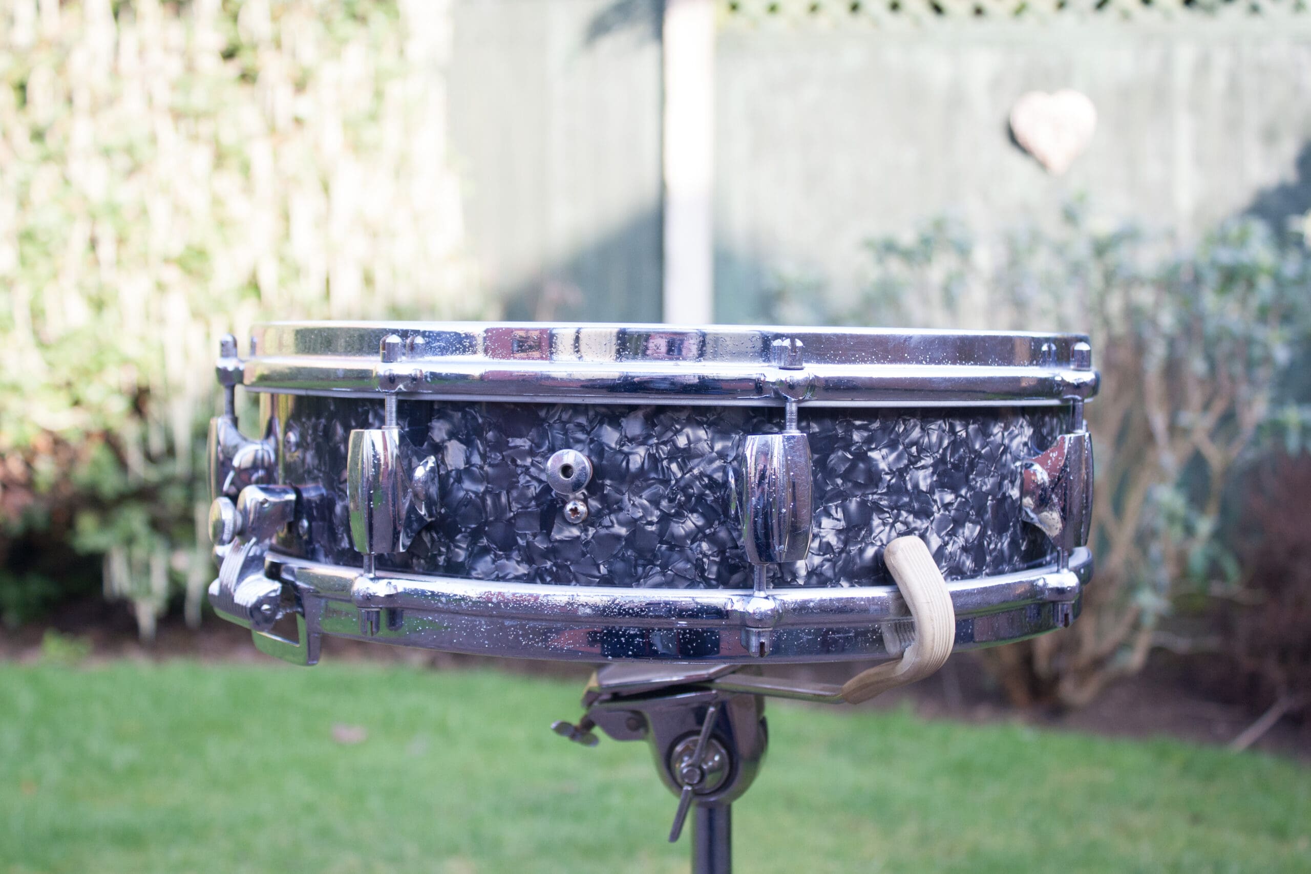 Vintage 1960s Premier Royal Ace Black Pearl Snare Drum Ringo Vintage 1960s Premier Royal Ace Black Pearl Snare Drum Ringo