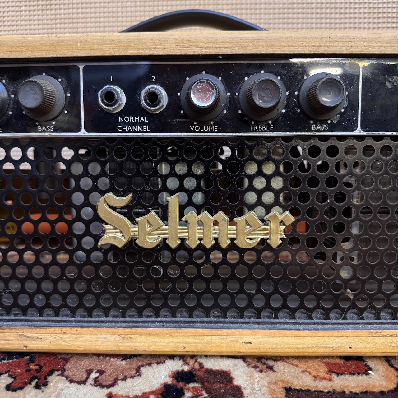 Vintage 1960s Selmer Treble N Bass 50 MKII Amplifier Head Vintage 1960s Selmer Treble N Bass 50 MKII Amplifier Head