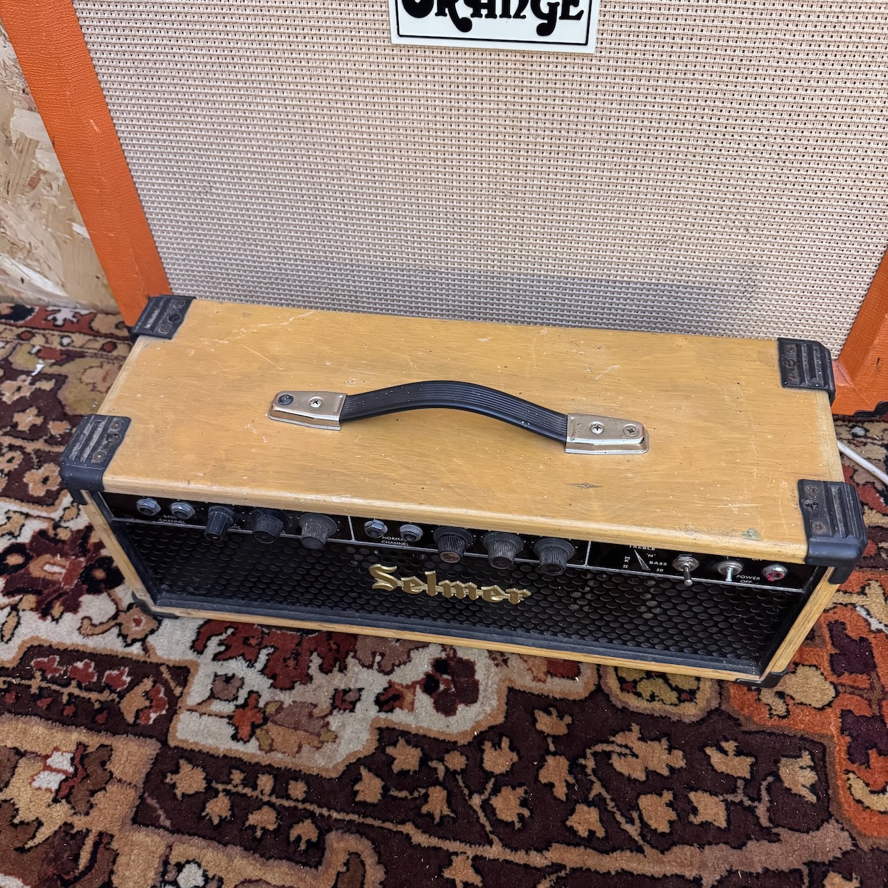 Vintage 1960s Selmer Treble N Bass 50 MKII Amplifier Head Vintage 1960s Selmer Treble N Bass 50 MKII Amplifier Head