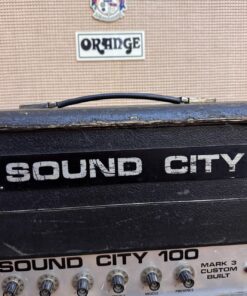 Vintage 1960s Sound City 100 Mark 3 Guitar Amplifier Head