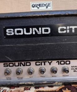 Vintage 1960s Sound City 100 Mark 3 Guitar Amplifier Head