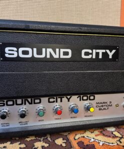 Vintage 1960s Sound City 100 Mark 3 Guitar Amplifier Head MINT